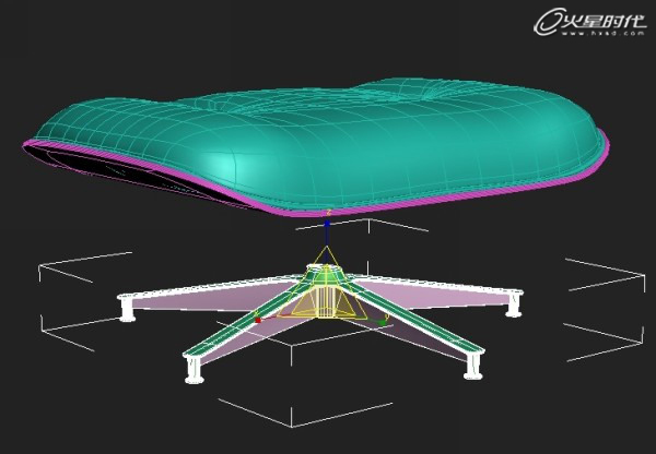 3ds Max教程：埃姆斯時(shí)尚休閑椅的制作_墊腿椅圖03