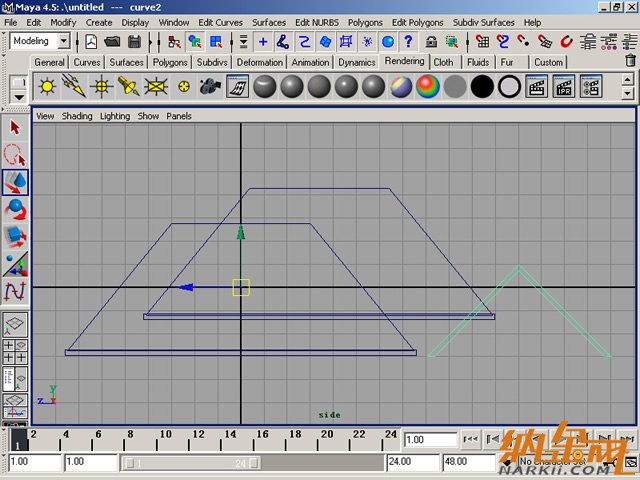 Maya制作卡通建筑5