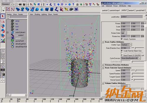 paint effect結(jié)合maya粒子制作動畫 飛特網(wǎng) maya入門教程