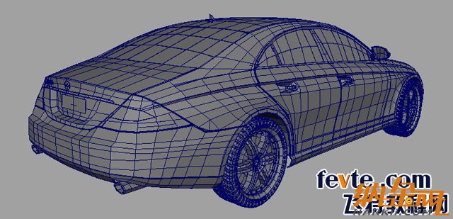 maya打造奔馳cls 550跑車 飛特網(wǎng) maya建模教程10