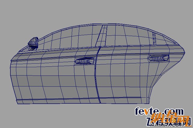 maya打造奔馳cls 550跑車 飛特網(wǎng) maya建模教程4