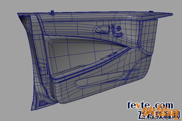 maya打造奔馳cls 550跑車 飛特網(wǎng) maya建模教程interior6