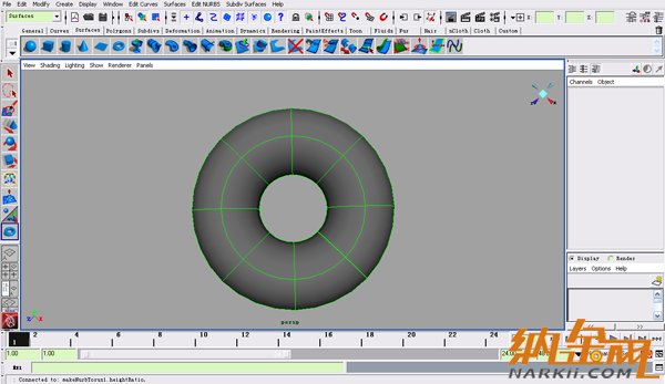 maya nurbs制作高精度生物模型詳解 飛特網(wǎng) maya建模教程