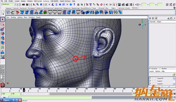 maya nurbs制作高精度生物模型詳解 飛特網(wǎng) maya建模教程