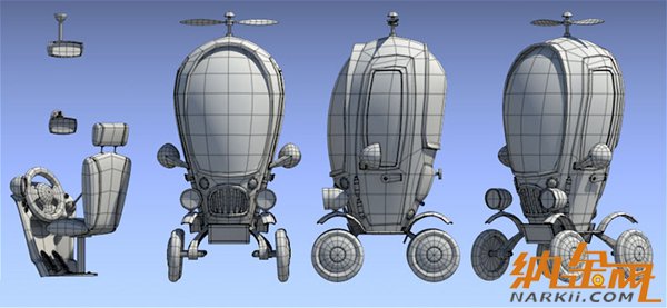 maya制作卡通車庫場景 飛特網 maya教程