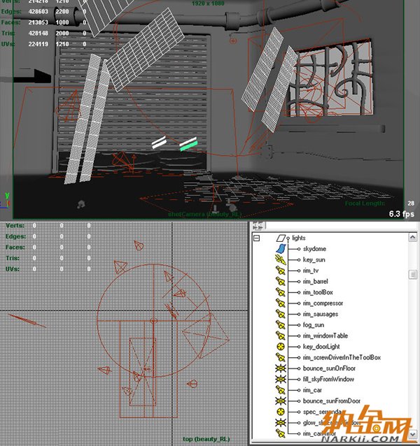 maya制作卡通車庫場景 飛特網 maya教程