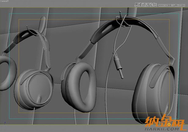 3DSMAX制作逼真的電腦耳機教程,PS教程,思緣教程網(wǎng)