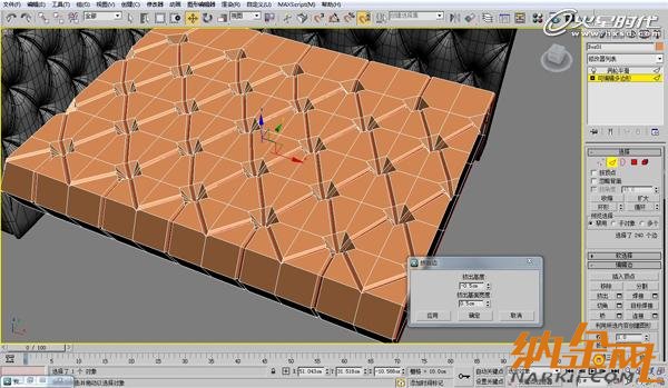 3dsmax歐式沙發(fā)建模教程 飛特網(wǎng) 3dsmax建模教程