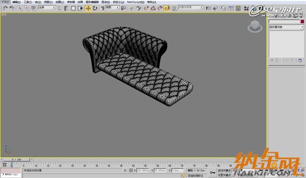 3dsmax歐式沙發(fā)建模教程 飛特網(wǎng) 3dsmax建模教程