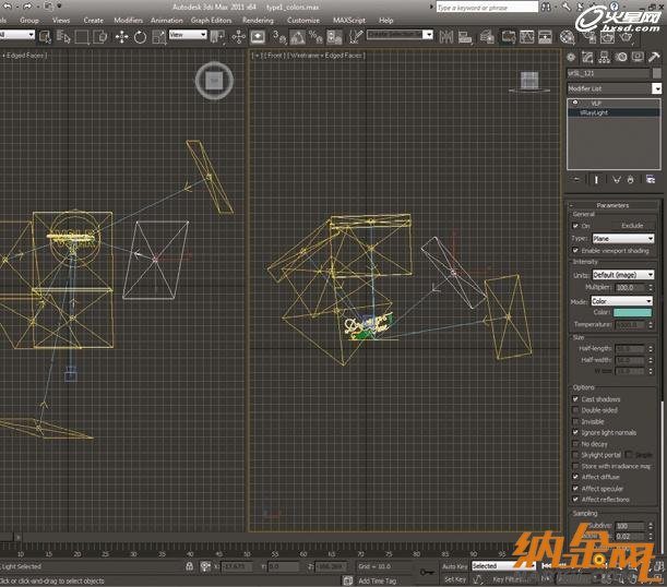 3DSMAX打造三維霓虹文字 飛特網(wǎng) 3DSMAX渲染教程