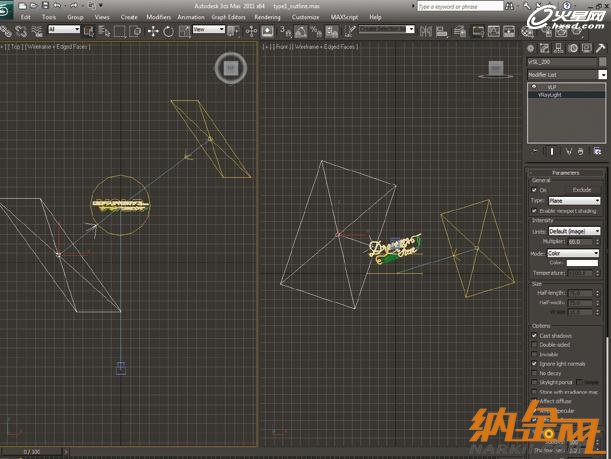 3DSMAX打造三維霓虹文字 飛特網(wǎng) 3DSMAX渲染教程