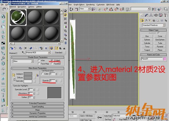 3DMAX打造狗尾巴草