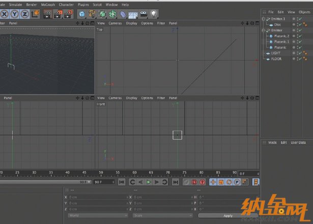 cinema 4d制作真實景深效果  cinema 4d教程