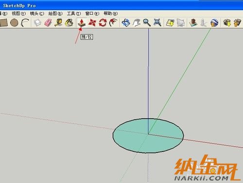 sketchup建模教程：sketchup草圖大師畫一個(gè)內(nèi)空?qǐng)A柱