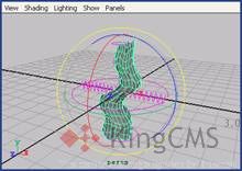 Maya 7.0 變形-非線性變形  MAYA教程