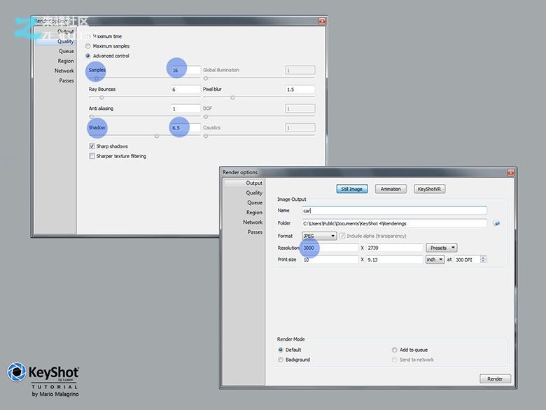 KeyShot渲染汽車教程