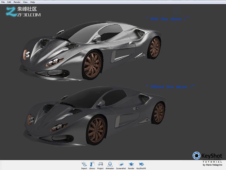 KeyShot渲染汽車教程