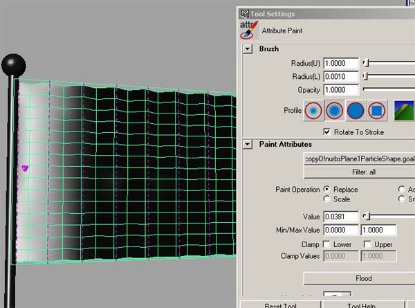 maya建模教程：隨機飄動的旗幟