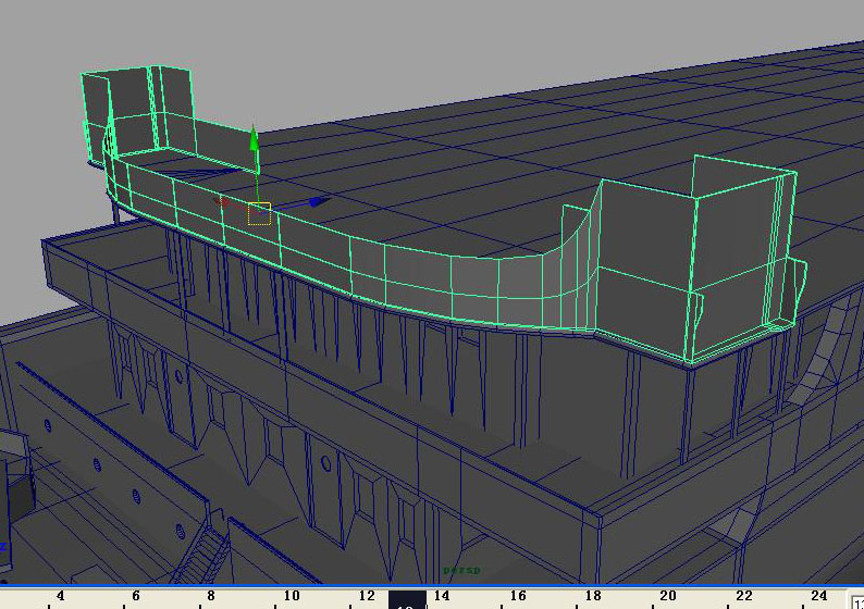 泰坦尼克號maya建模教程3