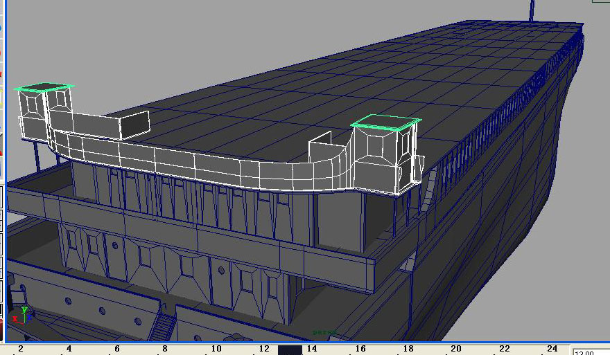泰坦尼克號maya建模教程3