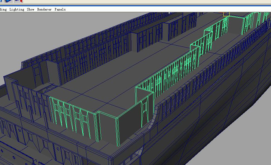 泰坦尼克號maya建模教程3