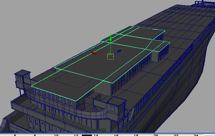 泰坦尼克號maya建模教程3