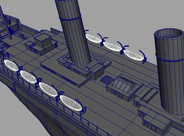 泰坦尼克號(hào)maya建模教程4