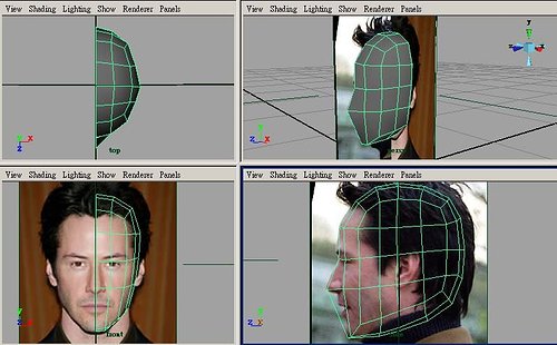 maya教程：人物頭部polygon建模練習(xí)(01)