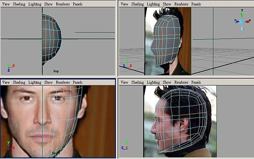 maya教程：人物頭部polygon建模練習(xí)(01)