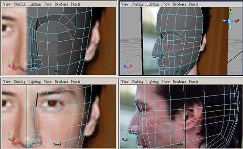 maya教程：人物頭部polygon建模練習(xí)(02)