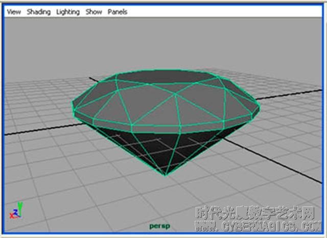 鉆石雕刻Maya建模教程