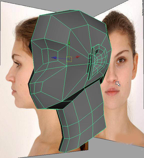 利用MAYA完成角色頭部建模  納金網(wǎng)