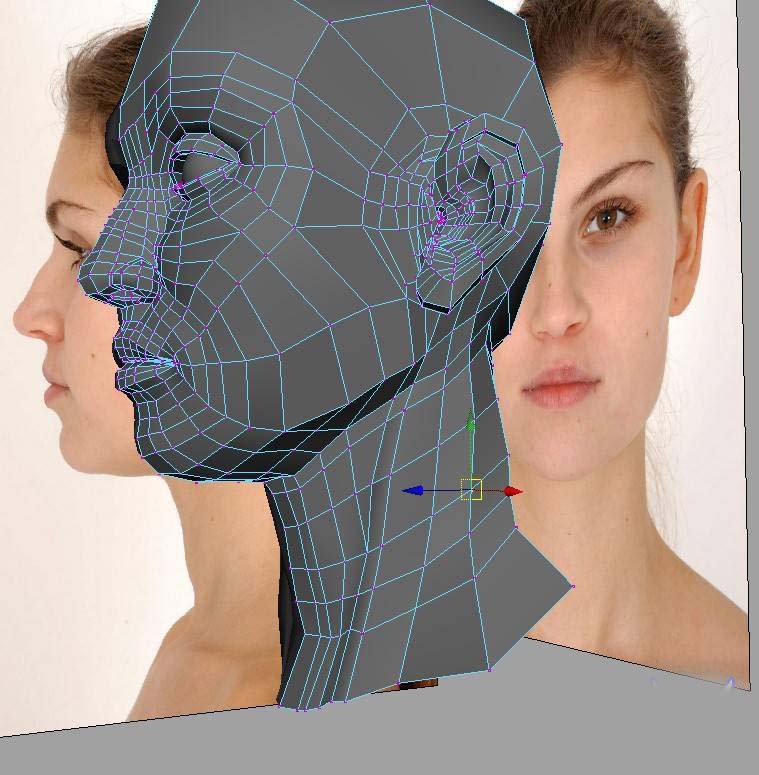 利用MAYA完成角色頭部建模  納金網(wǎng)